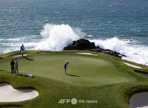 미국프로골프(PGA) 투어 정규 대회인 AT&T 페블비치 프로암이 진행되는 페블비치 골프링크스. 사진제공=ⓒAFPBBNews = News1