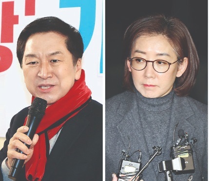 국민의힘 차기 당권 주자인 김기현 의원과 나경원 전 의원 연합뉴스