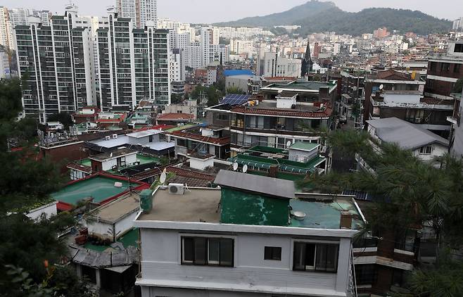 서울의 한 재개발 지역 전경./뉴스1