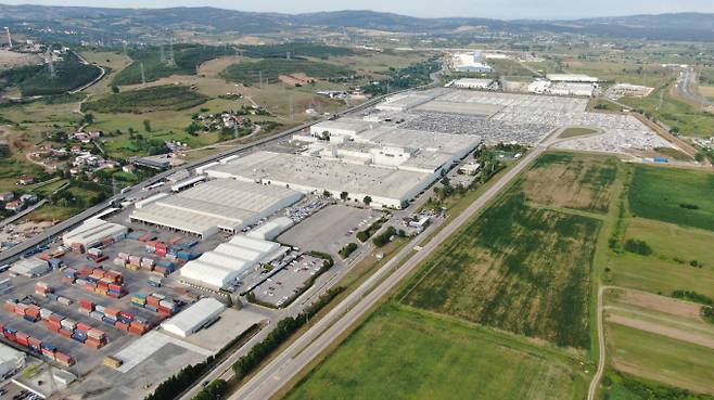 현대차 튀르키예 공장은 지진 피해가 없는 것으로 파악됐다. 사진은 현대차 튀르키예 공장 전경. /사진=현대차그룹