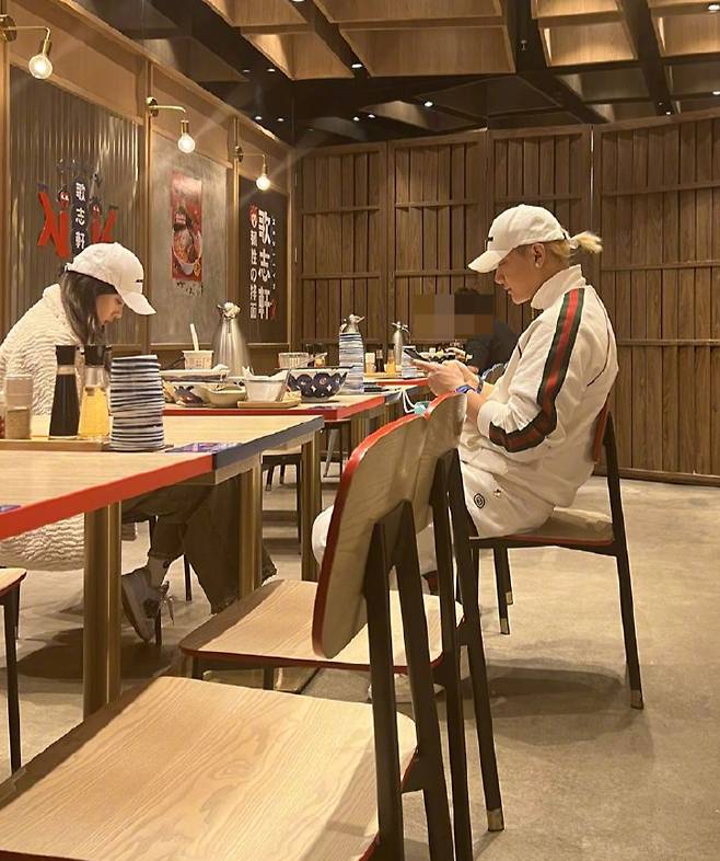 쉬이양, 타오 데이트 목격 /사진=중국 웨이보