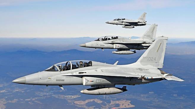 국산 경공격기 FA-50./공군제공