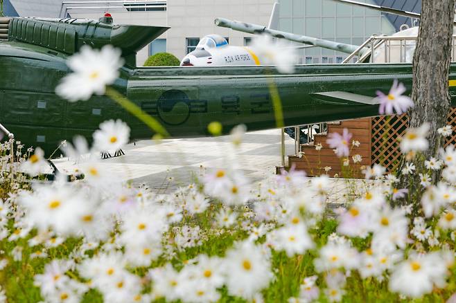 선샤인랜드는 1950 스튜디오 외에도 군장비 전시 광장, 미리터리 체험관, 서바이벌 체험장로 구성돼 있다