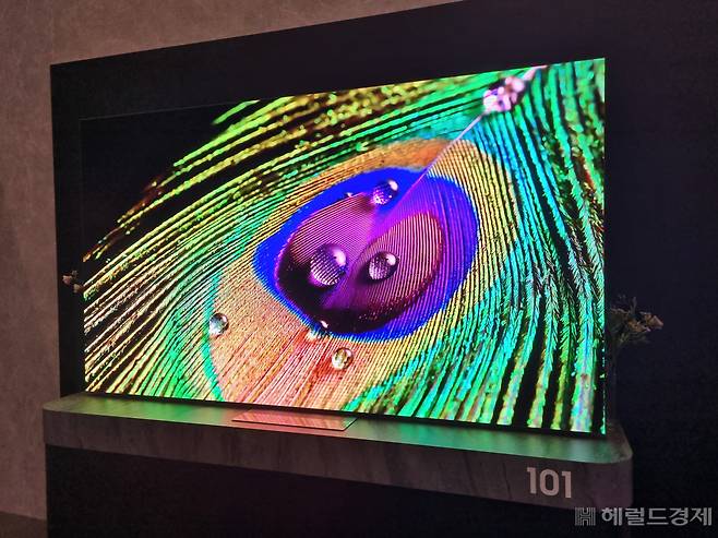 삼성전자 101형 마이크로LED TV. 김민지 기자