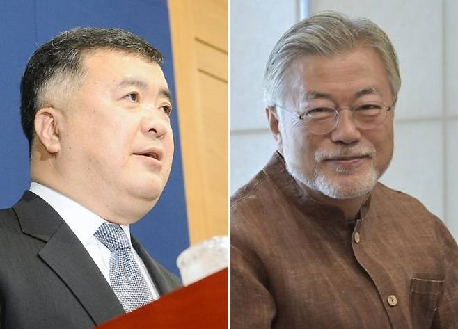 (왼쪽부터) 대검찰청 중앙수사부장 출신 이인규 변호사, 문재인 전 대통령 /사진=뉴시스