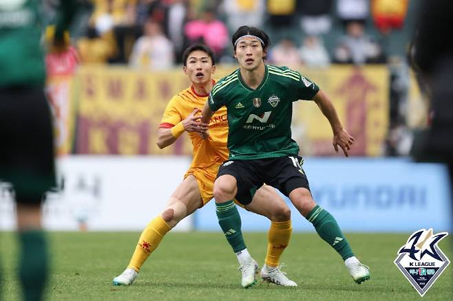 지난 시즌 K리그1 득점왕 조규성(전북)은 페널티로 한 골만 기록 중이다. 사진=한국프로축구연맹
