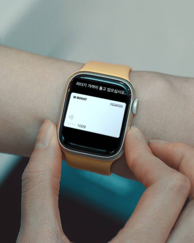 애플워치에서도 단독으로 사용 가능하다. 출처=현대카드