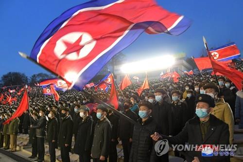 북한 "청년동맹일꾼들과 청년 학생 입대·복대 탄원"  [조선중앙통신=연합뉴스]