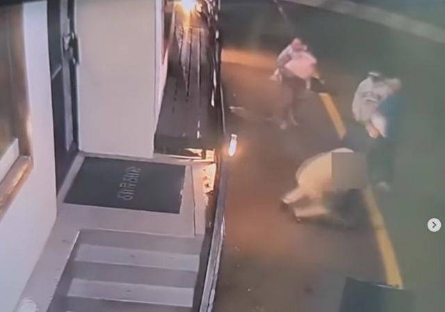 유명 식당 대표 A씨가 공개한 CCTV 영상. 출처=A씨 SNS