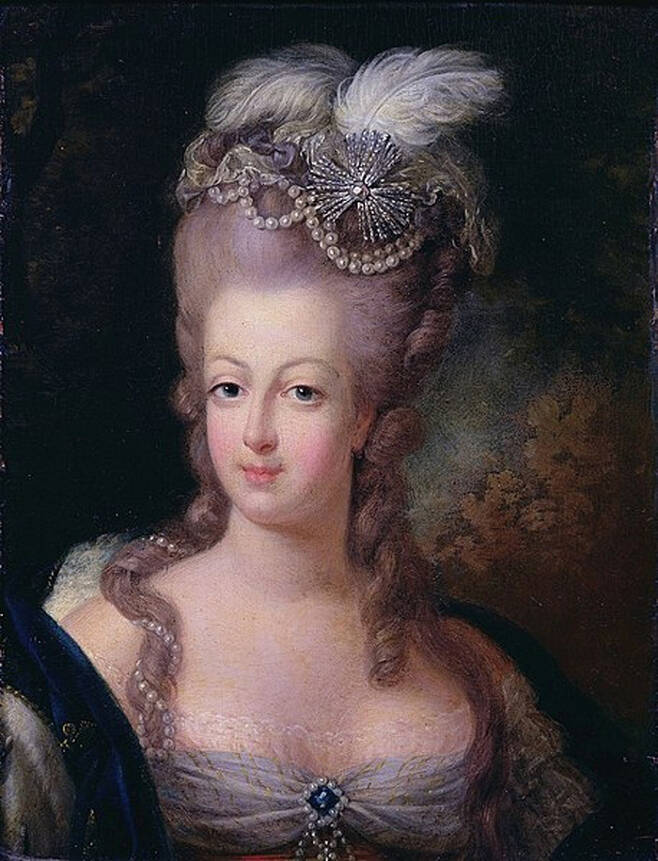 루이16세의 부인 마리 앙투아네트는 ‘야설’의 주인공으로 오르는 경우가 많았다. 전제정치와 외국인 혐오까지 더해진 결과였다.  1775년 이후 작품.