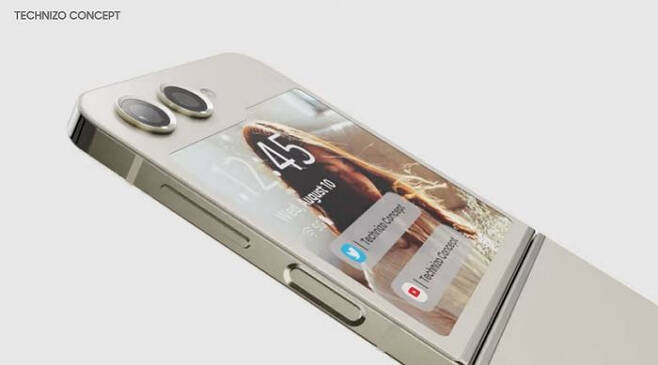 삼성 새로운 폴더블폰 ‘갤럭시Z플립5’ 예상 이미지 [사진, ‘Technizo Concept’]