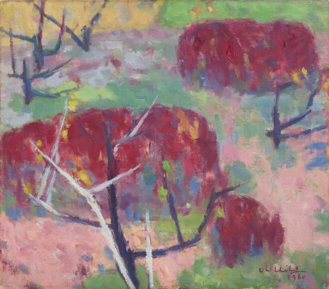 오지호, ‘가을빛(추광)’, 1960, 국립현대미술관 소장