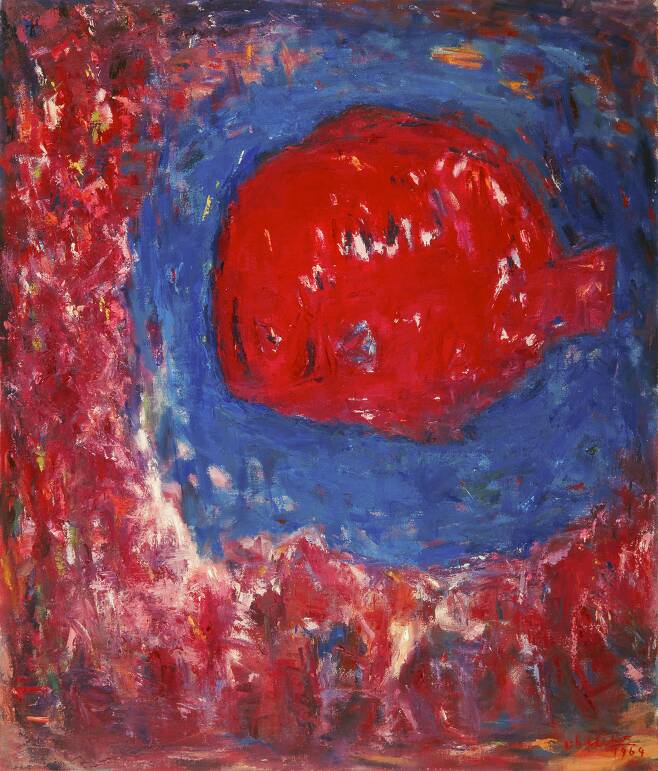 오지호, ‘열대어’, 1964, 국립현대미술관 소장
