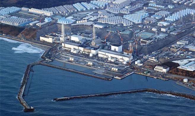 후쿠시마 제1 원전의 모습. 교도연합뉴스