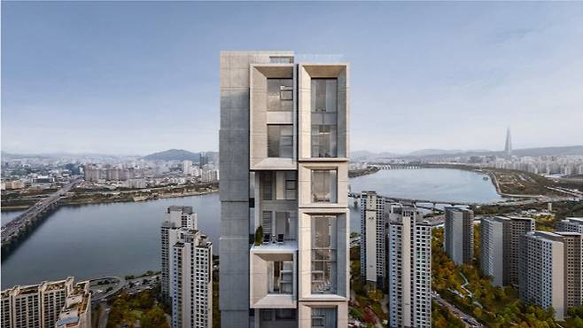 ‘리카르디 아스턴 청담’ 부분 투시도 (사진=아스터개발)