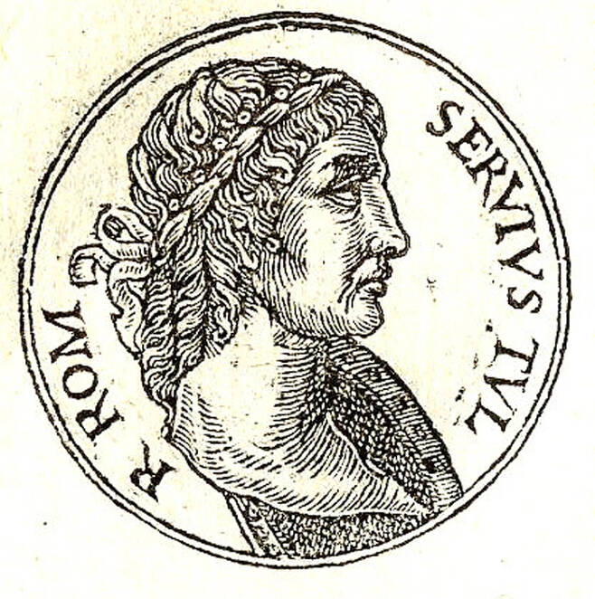 고대 로마의 6대 왕 세르비우스 툴리우스. 전설 속에서 그의 어머니는 육체 없는 성기와의 결합으로 그를 낳았다고 전해진다. <사진 출처=위키피디아>
