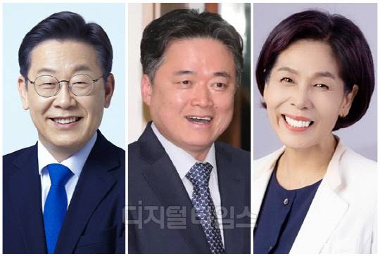 (왼쪽부터) 이재명 더불어민주당 대표, 최승호 전 MBC 사장, 최민희 전 민주당 의원. <디지털타임스 DB, 민주당 제공>
