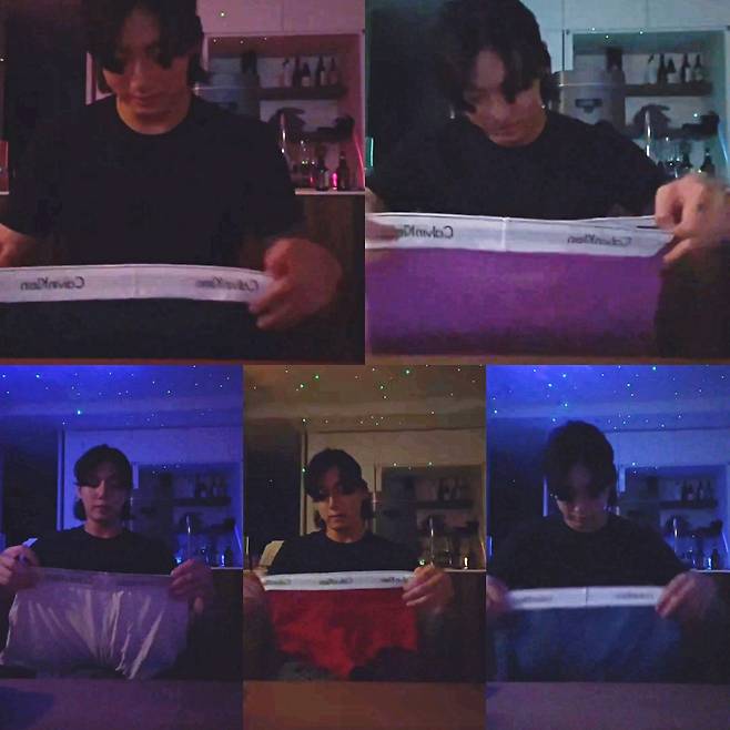 방탄소년단 정국, 팬티 개는 라이브..전세계 '홀딱♥'