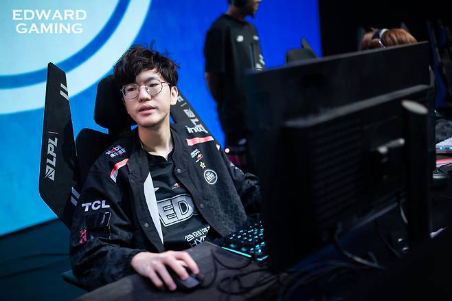 사진=에드워드 게이밍 공식 웨이보, 지에지에 자오리지에