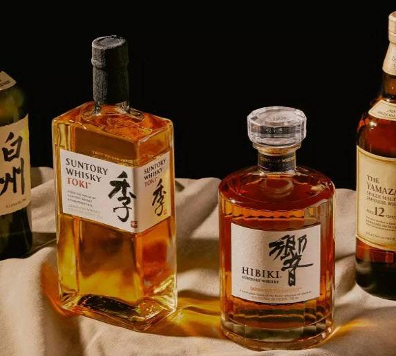 일본 산토리의 위스키들.(사진=산토리 홈페이지 캡처)