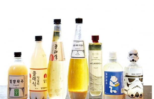 ‘밀양클래식술도가’는 밀양 햅쌀로 만든 전통주를 선보인다.