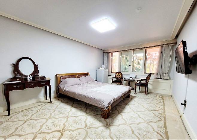 청남대의 한 침실. /충북도 제공