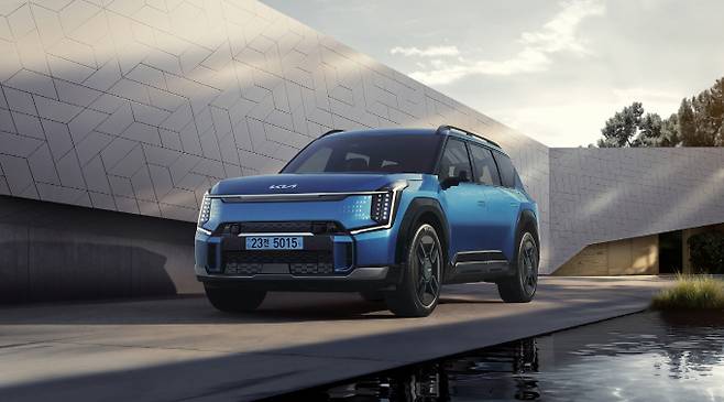 기아가 'EV9' 사전 계약에 들어간다. 사진은 EV9 GT-line. /사진=기아
