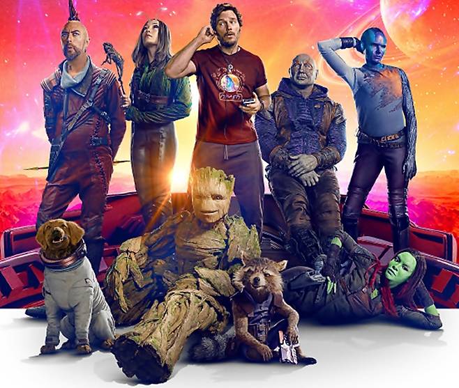 외화 '가디언즈 오브 갤럭시: Volume 3' 메인 포스터. 월트디즈니컴퍼니 코리아 제공