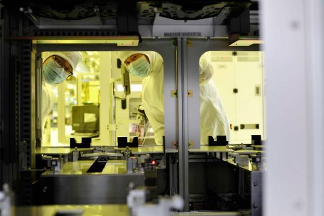 삼성전자 반도체 공장 내부. /삼성전자