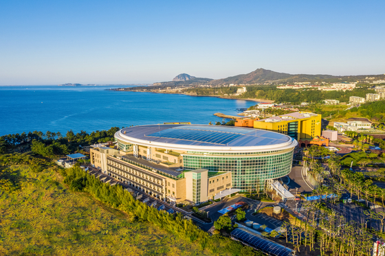 The Jeju International Convention Center, where Jeju hopes to host the 2025 APEC Summit [JEJU INTERNATIONAL CONVENTION CENTER]