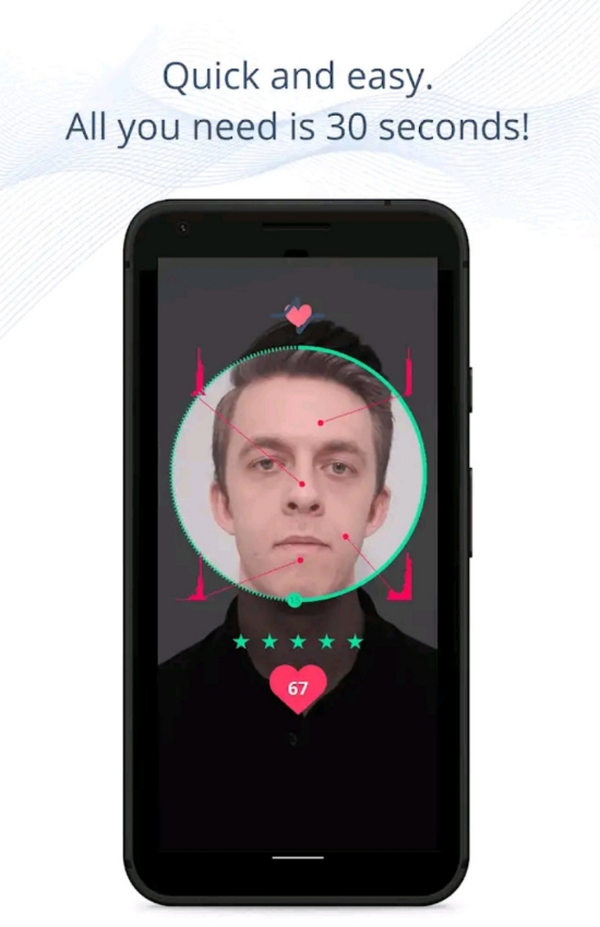 캐나다 기업 누라로직스가 개발해 출시한 아누라 앱 일부 화면. 30초간 얼굴을 찍으면 건강 상태 30여 가지를 알려준다. /사진=앱 화면 캡처