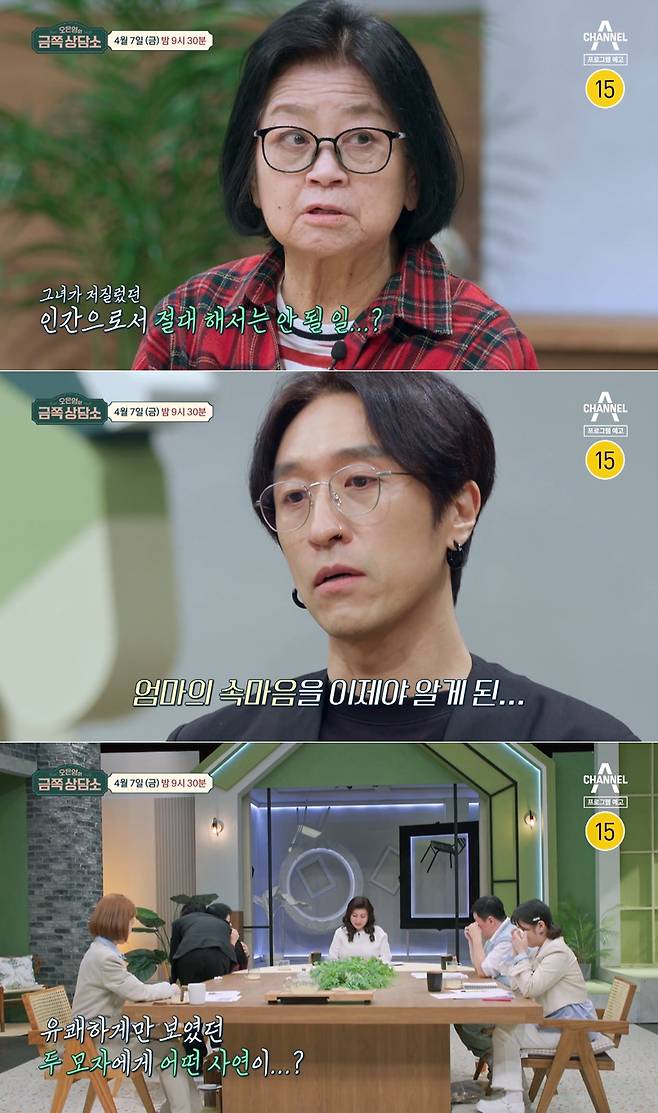 /사진=채널A '오은영의 금쪽상담소'