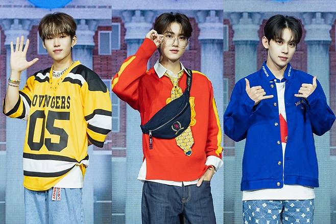 왼쪽부터 유나이트 데이, 경문, 스티브. 브랜뉴뮤직 제공