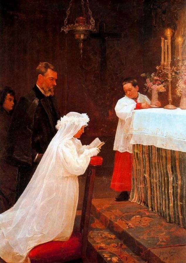 파블로 피카소, 첫영성체