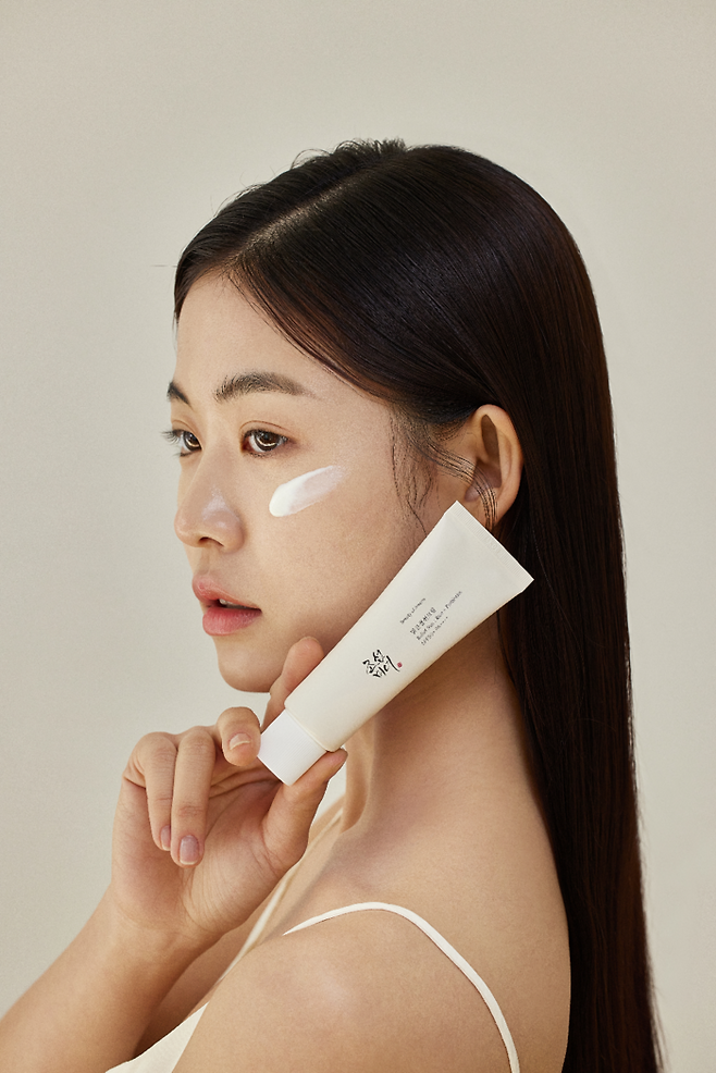 조선미녀의 대표 제품인 ‘맑은쌀선크림’. (조선미녀 제공)