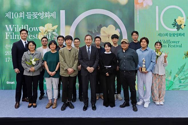 제10회 들꽃영화제 단체사진