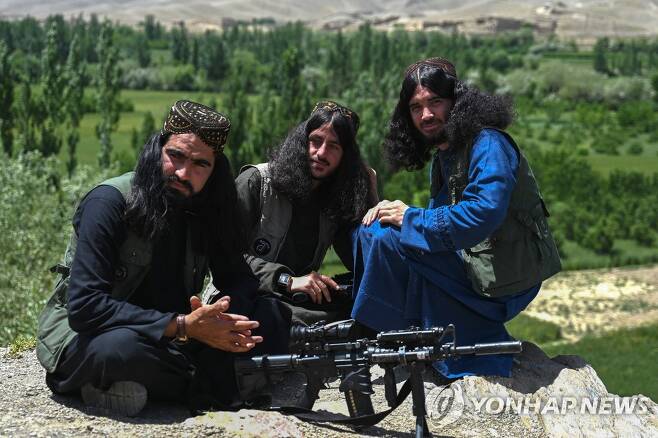 탈레반 전투원들 [AFP 연합뉴스 자료사진. 재판매 및 DB 금지]