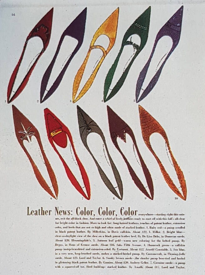 앤디 워홀, Shoe advertisement for I. Miller [The Andy Warhol Foundation for the Visual Art, Inc]