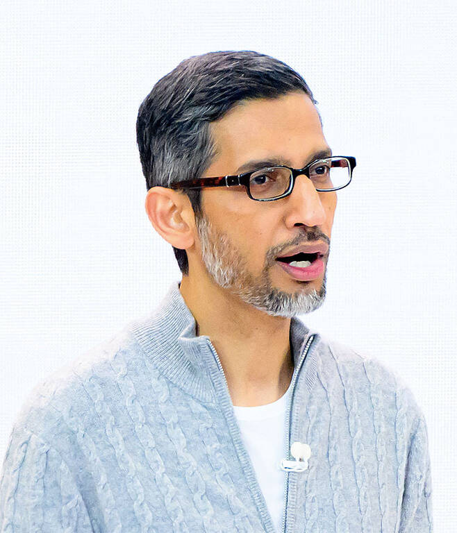 순다르 피차이 구글 CEO. 사진 AFP연합