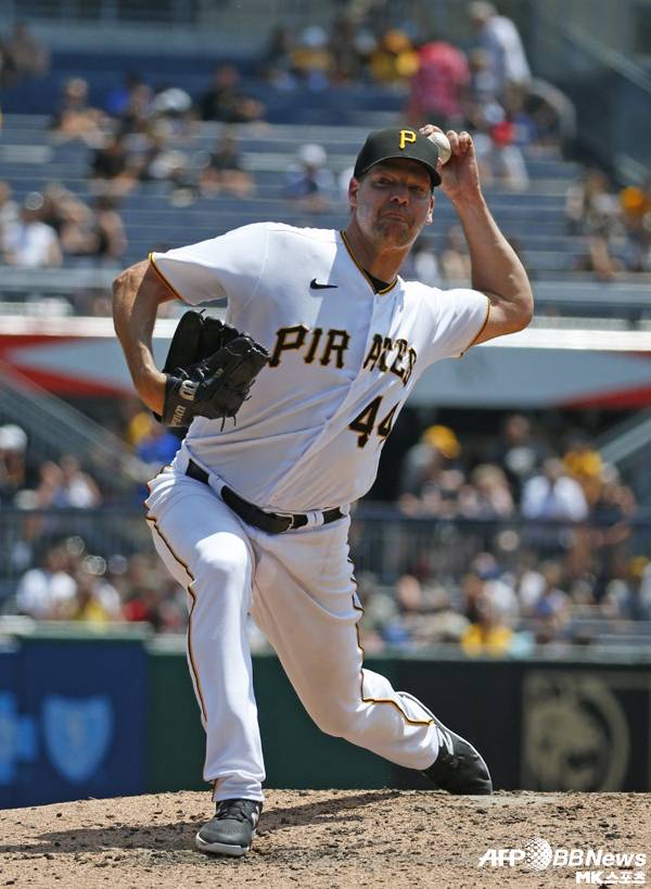 힐은 이날 6 2/3이닝 1실점 호투했다. 사진(美 피츠버그)=ⓒAFPBBNews = News1