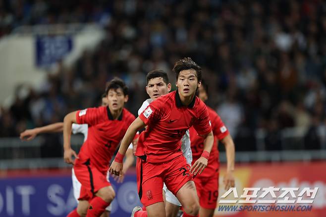 분요드코르 스타디움(타슈켄트, 우즈베키스탄)/ 2023 AFC U20 아시안컵/ 남자U-20대표팀/ 4강전/ 준결승/ 한국 vs 우즈베키스탄/ 김지수/ 사진 곽동혁