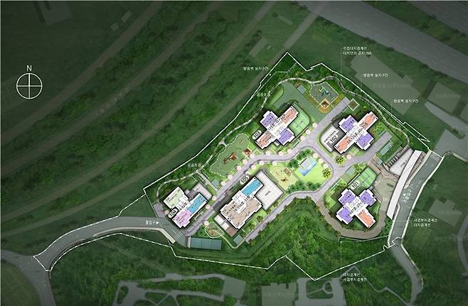 서울 동작구 수도방위사령부 부지 뉴:홈 배치도 / 이미지제공=국토교통부