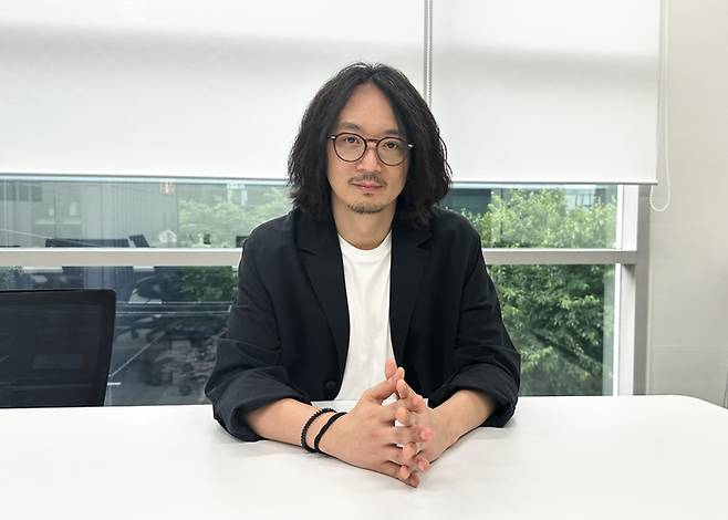 하이브IM 정우용 대표가 매일경제와 인터뷰하고 있다. <하이브IM>