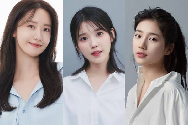 /사진=SM엔터테인먼트(윤아), EDAM엔터테인먼트(아이유), 매니지먼트 숲(수지)