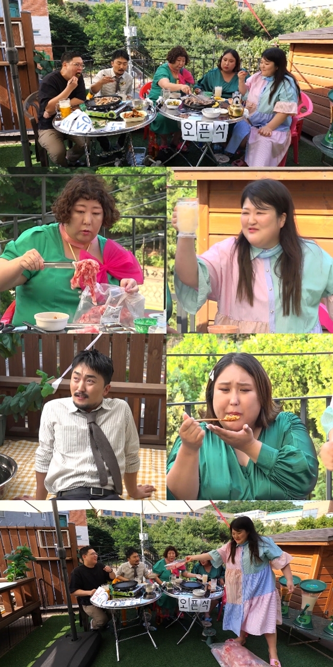 Gag Woman Lee Guk-joo is ambitiously revealing The Speech open type.On June 24, Lee Guk-joo wakes up the Mukbang instincts of 2 Broke Girls members in the MBC entertainment program  ⁇ Point Point of Omniscient Interfere  (Point Point of Omniscient Interfere ).On this day, Yoo Byung-jaes mothers table seasoned crab and  ⁇  9la 2 Broke Girls  ⁇ , Yoo Byung-jae, and Lee Sang-soo Manager filled with hunger noodles will perform  ⁇   ⁇   ⁇  open type  ⁇  on the balcony of the national house.Lee Guk-joo celebrates the open type and The Speech, a large-scale meal custom-made 2 Broke Girls.Especially, it is said that the Speech of 9kg of 3kg per person was surprised by the Speech of 9kg of pork belly. Also, for the members of  ⁇   ⁇   ⁇  2 Broke Girls  ⁇ , the Speech was made up to one wheat tower dispenser. ⁇   ⁇   ⁇  2 Broke Girls  ⁇  Member Mirage, Lee Guk-joo, satire will release a golden ratio recipe made with their own taste.Those who finished the toast with the three-color three-color drink started the pork belly Mukbang in earnest, and the members of 2 Broke Girls  ⁇   ⁇   ⁇   ⁇   ⁇   ⁇   ⁇   ⁇   ⁇   ⁇  Mukbang stimulate the salivary glands of the nosy people.