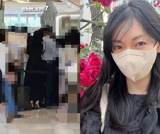 The cute routine of actor Kim So-yeon, 42, has been captured.Kim So-yeon shared two photos to the public without any special mention on the 3rd.It is a picture taken from behind the crowd. It is presumed that Kim So-yeon is a woman in the back wearing a black dress and a wide-brimmed hat in light of the mosaic treatment of the surrounding citizens.In one photo, Kim So-yeon seems to be looking at someone over people with Shim Eun-ha.The person Kim So-yeon was looking at with people was Son Heung-min (30), a member of the national soccer team.Son Heung-min attended an event held at the Jamsil World Tower Mall in Seoul on the same day, and it is estimated that Kim So-yeon discovered Son Heung-min and was watching Son Heung-mins event in the crowd.Kim So-yeons hairy and cute everyday laughs. Netizens also smiled at Kim So-yeons appearance, saying, Its so cute.On the other hand, Kim So-yeon has been playing the role of ryu hong in the cable channel tvN drama Kumiho  ⁇  1938 recently, capturing viewers of the anbang theater.