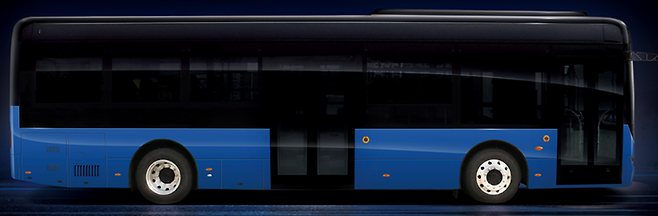 중국 하이거 전기 버스. 피라인 모터스 홈페이지 캡쳐.