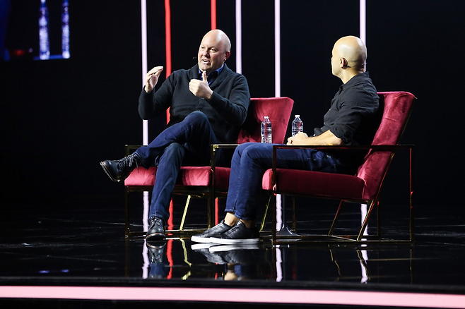 데이터브릭스 CEO와 대담하는 마크 안데르센 a16z 창업자 <데이터브릭스>