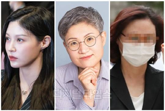 (왼쪽부터) 조국 전 법무부 장관 딸 조민씨, 강미숙 소셜칼럼니스트, 정경심 전 동양대학교 교수. <디지털타임스 DB, 연합뉴스>