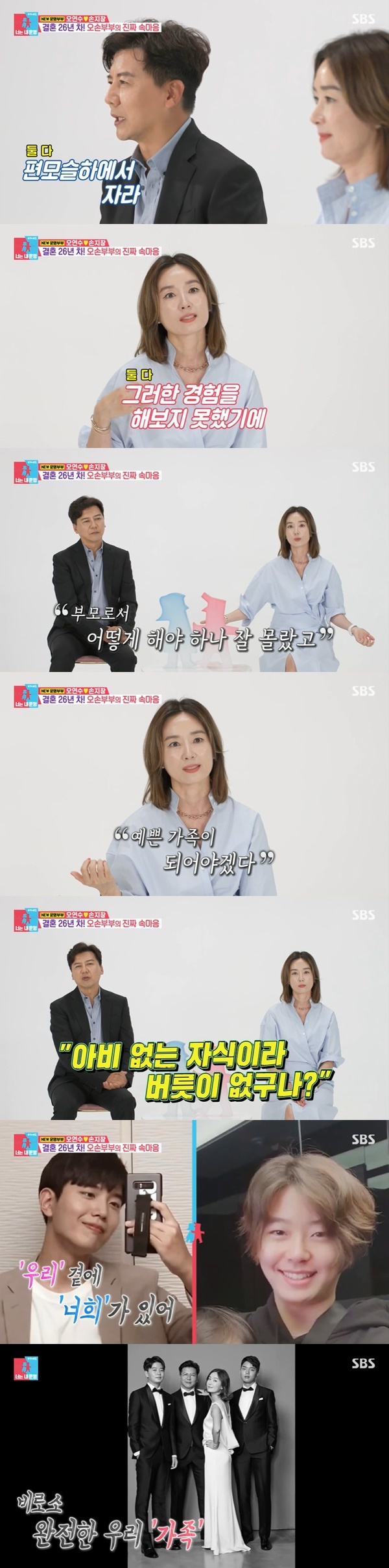 Son Ji Chang Oh Yeon-soo Couple grew up in Flagellumslender bottom and said he was more sincere in his time with two sons.On July 10, SBS  ⁇  Sangmyongmong Season 2 - You told me why Son Ji Chang Oh Yeon-soo Couple wanted to make a more beautiful home in my destiny.On this day, Oh Yeon-soo pinpointed the two sons as Couples Achilles tendon. Currently, the big son went to the United States of America after returning from military service and returned to the third grade.Oh Yeon-soo, who became a family of two in a family of four, thought that the children would come back, but he is practicing because he will not come back to his mothers fathers house and will perform Korean independence movement.I dont think either of them exists, he said.Couple then looked back on his seven years with the two sons in the United States of America. Oh Yeon-soo was very busy before that, because  ⁇ iPads needed to have parents at a critical time.I worked so much that I couldnt take care of my children. When they were over 20 years old, I didnt need my mothers hands, and I thought I would regret missing them. It was too much work, but I decided to put my job down and focus on my children, he said.Seo Jang-hoon said, Its not an easy decision for the whole family to go because of iPads when both of them are active. Oh Yeon-soo did not set  ⁇  7 years.I thought about it for two or three years, but I did not know it would be so long. It was a great time, and I think I have a lot of memories with my kids. The kids always say thank you for being together.I explained that I knew I had come down with my mothers father job.Son Ji Chang grew up in Flagellumslender Bottom, an unstable family that wanted to go to a car buffet as a child.When I looked out on the veranda on the weekend, my family was so envious of going out in the car and telling me about my childhood pain.Oh yeon-soo hadnt had that experience, either, because it wasnt a normal assumption. I didnt really know what to do.Thats why I felt that I had to be a more solid family, and I sympathized with the pain of Son Ji Chang.Son Ji Chang said, I did not want to be too much because I did not have enough children or anything. I hated the story that I hated the most when I was a child.Son Ji Chang was generous to his children because he didnt want them to be rude in front of others, but there was a part of our iPads that was tight. It might have been stressful for the iPads, but theyve grown up well now. My eldest told me that story.I think it would have been possible if Father had not been scolded at that time. When I heard that, I expressed my gratitude to the iPads who grew up well.Son Ji Chang also confessed to his wife Oh Yeon-soo that he had been doing a lot for 25 years, but thanks to his wisdom, he will continue to work hard.